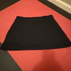 Athleta Elegant Black A-Line Skirt